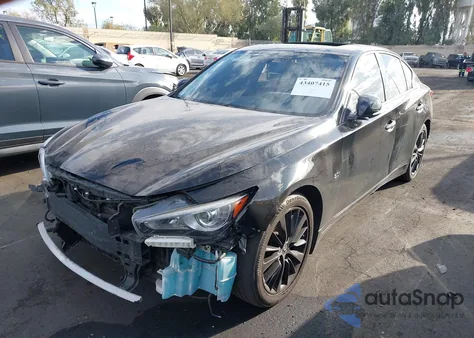 2018 Infiniti Q50 3.0T Luxe from USA, damaged, VIN JN1EV7AP8JM360173